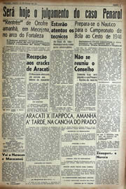 Página do jornal Unitário de março de 1941