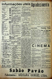 Página do jornal Unitário de março de 1941