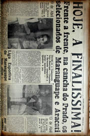 Página do jornal Unitário de março de 1941