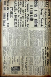 Página do jornal Unitário de março de 1941