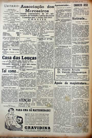 Página do jornal Unitário de abril de 1941