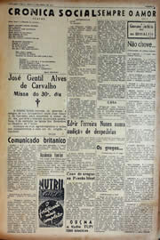 Página do jornal Unitário de abril de 1941
