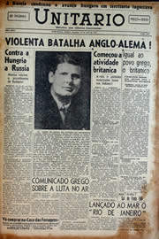 Página do jornal Unitário de abril de 1941