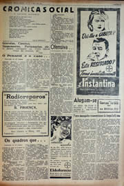 Página do jornal Unitário de abril de 1941