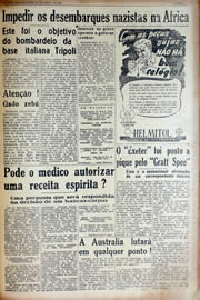 Página do jornal Unitário de abril de 1941