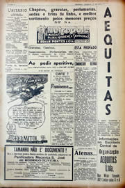 Página do jornal Unitário de abril de 1941