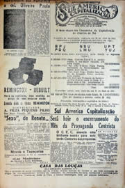 Página do jornal Unitário de maio de 1941