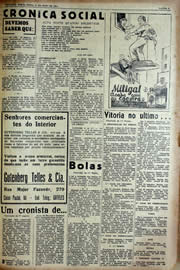Página do jornal Unitário de maio de 1941