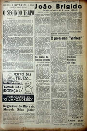 Página do jornal Unitário de maio de 1941