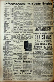 Página do jornal Unitário de maio de 1941