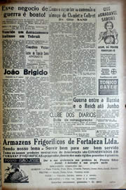 Página do jornal Unitário de maio de 1941