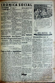Página do jornal Unitário de maio de 1941