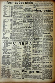 Página do jornal Unitário de maio de 1941