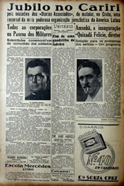 Página do jornal Unitário de maio de 1941
