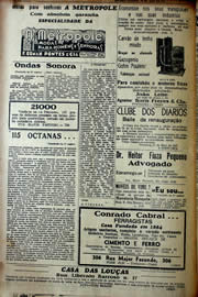 Página do jornal Unitário de maio de 1941