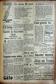 Página do jornal Unitário de maio de 1941