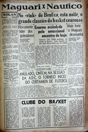 Página do jornal Unitário de maio de 1941