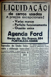 Página do jornal Unitário de junho de 1941