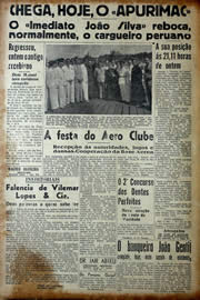 Página do jornal Unitário de junho de 1941
