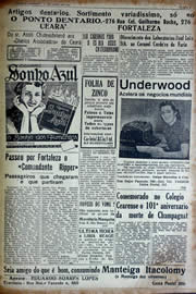 Página do jornal Unitário de junho de 1941