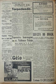 Página do jornal Unitário de junho de 1941