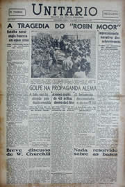 Página do jornal Unitário de junho de 1941