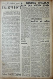 Página do jornal Unitário de junho de 1941