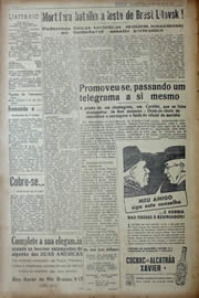 Página do jornal Unitário de junho de 1941