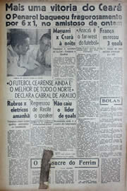 Página do jornal Unitário de junho de 1941