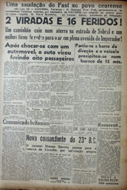 Página do jornal Unitário de junho de 1941