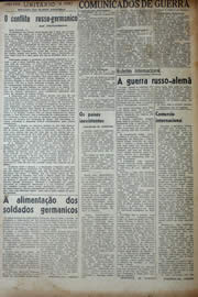 Página do jornal Unitário de junho de 1941
