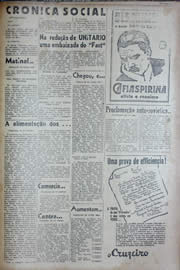 Página do jornal Unitário de junho de 1941