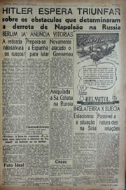 Página do jornal Unitário de junho de 1941