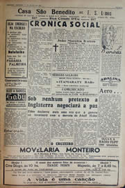 Página do jornal Unitário de julho de 1941