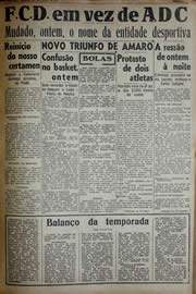 Página do jornal Unitário de julho de 1941