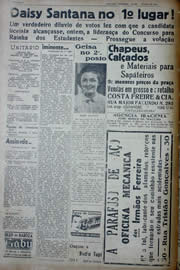 Página do jornal Unitário de julho de 1941