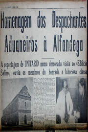 Página do jornal Unitário de julho de 1941