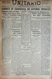 Página do jornal Unitário de julho de 1941