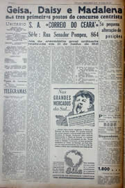 Página do jornal Unitário de julho de 1941