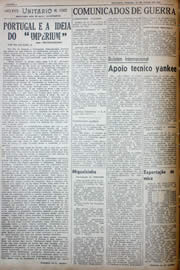 Página do jornal Unitário de julho de 1941