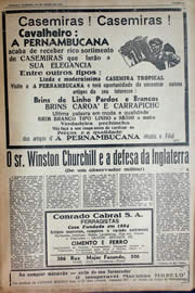 Página do jornal Unitário de julho de 1941