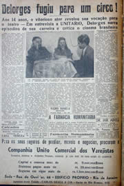Página do jornal Unitário de julho de 1941