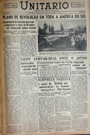 Página do jornal Unitário de julho de 1941
