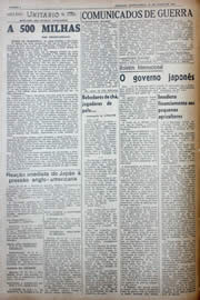 Página do jornal Unitário de julho de 1941