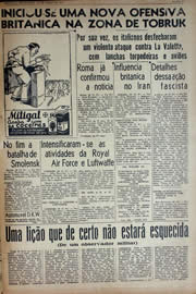 Página do jornal Unitário de julho de 1941