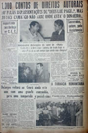 Página do jornal Unitário de julho de 1941