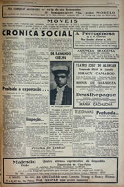 Página do jornal Unitário de agosto de 1941