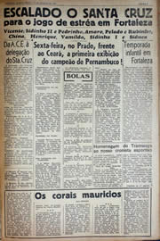 Página do jornal Unitário de agosto de 1941