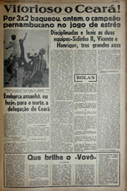 Página do jornal Unitário de agosto de 1941