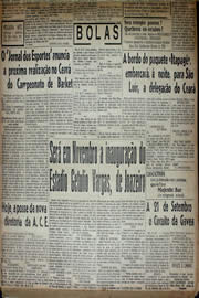 Página do jornal Unitário de agosto de 1941